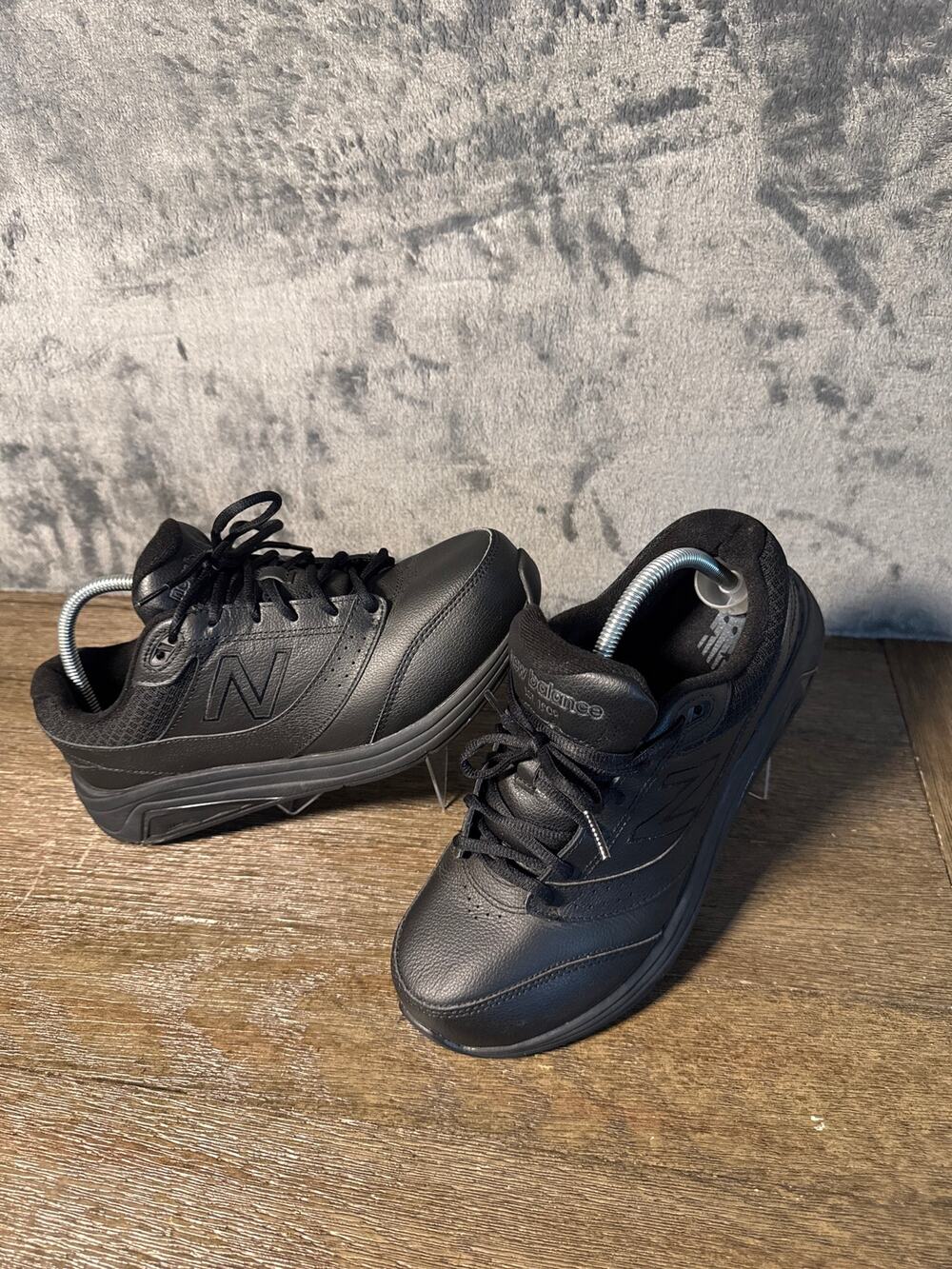 New Balance 928v3 Black Leather Walking Shoes Womenโs Size 10.5 D WW928BK3